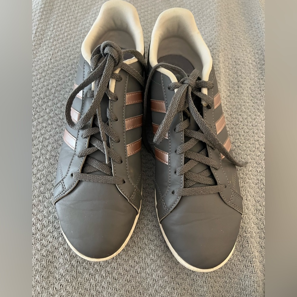 Adidas Womens Neo VS Coneo QT BB9646 Gray Casual Shoes Sneakers Size 8.5